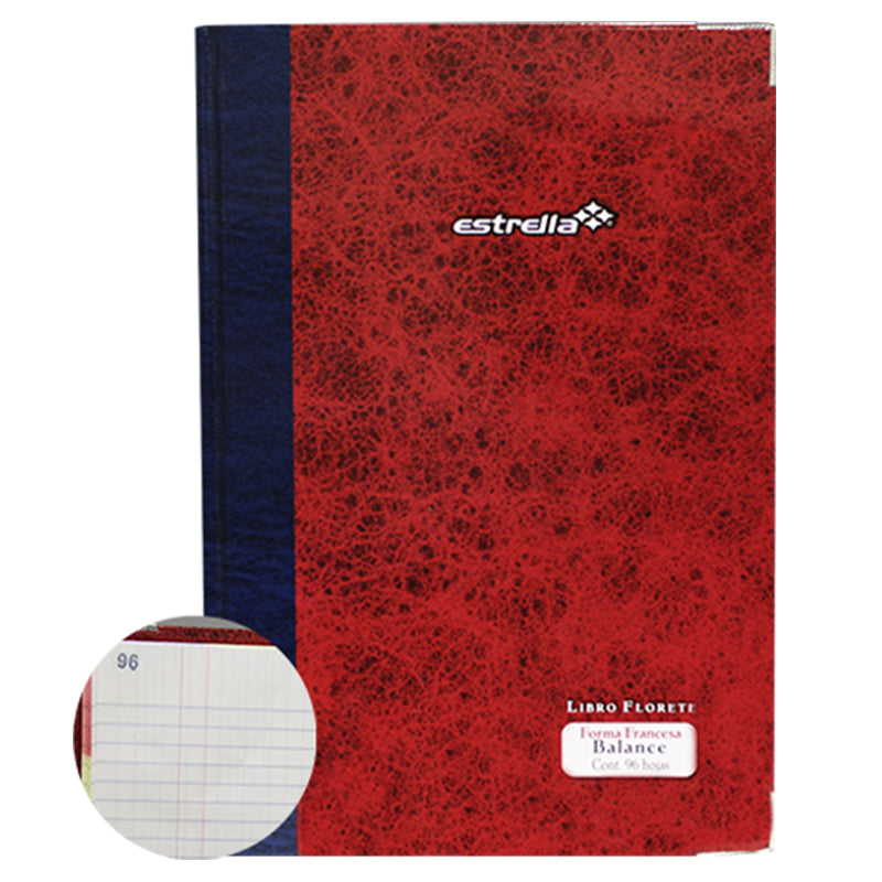 Libro Balance 96 hjs Florete Estrella