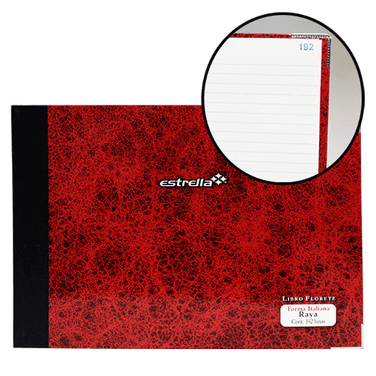 Libro Forma Italiana 192 hojas Florete Estrella