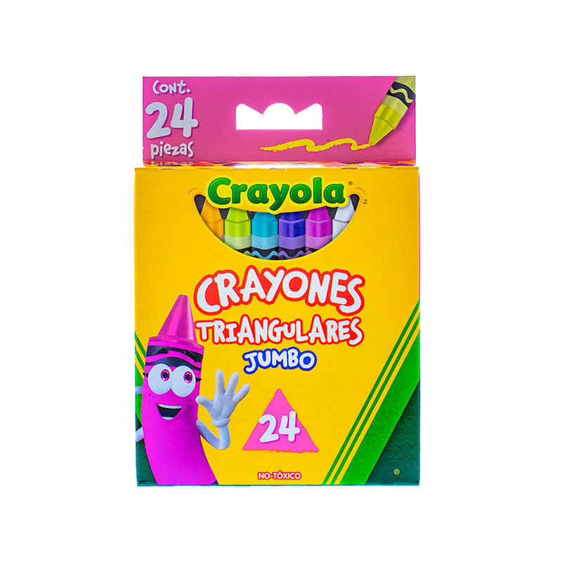 Crayones Triangulares Jumbo 24 piezas Crayola