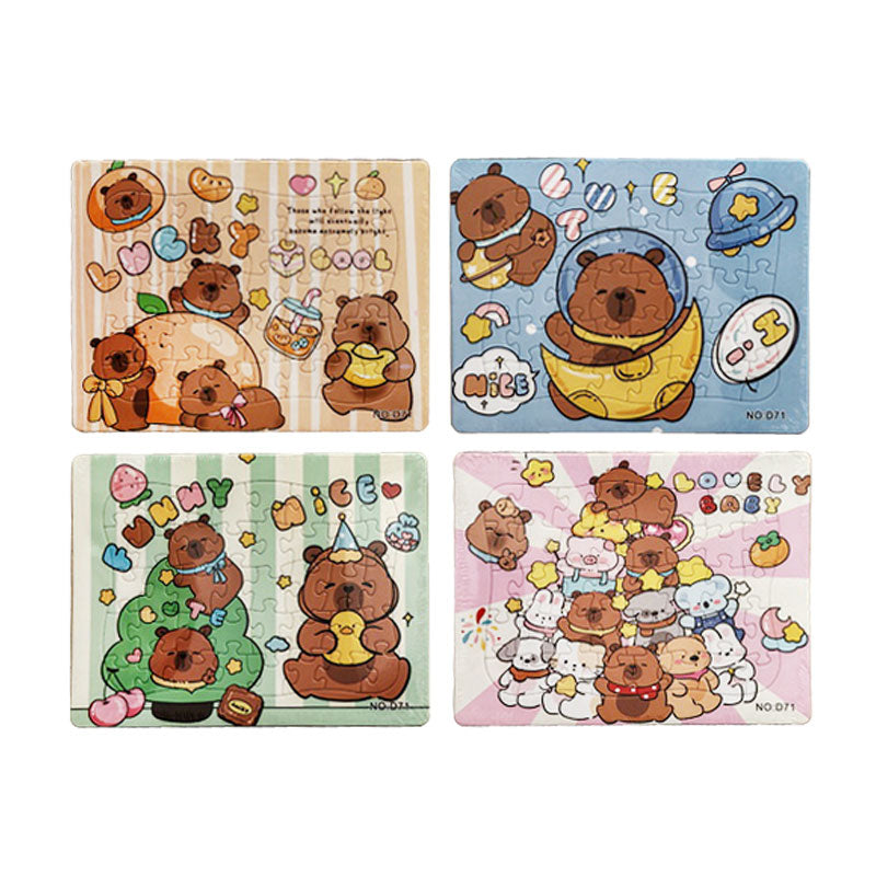 Rompecabezas de Carton C/40Piezas 21 x 28 CM CAPIBARA Varios Modelos ITrade