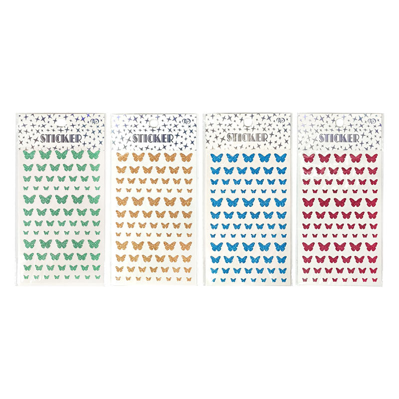 Calcomania Escolar Mariposas Brillantes Varios Modelos ITrade