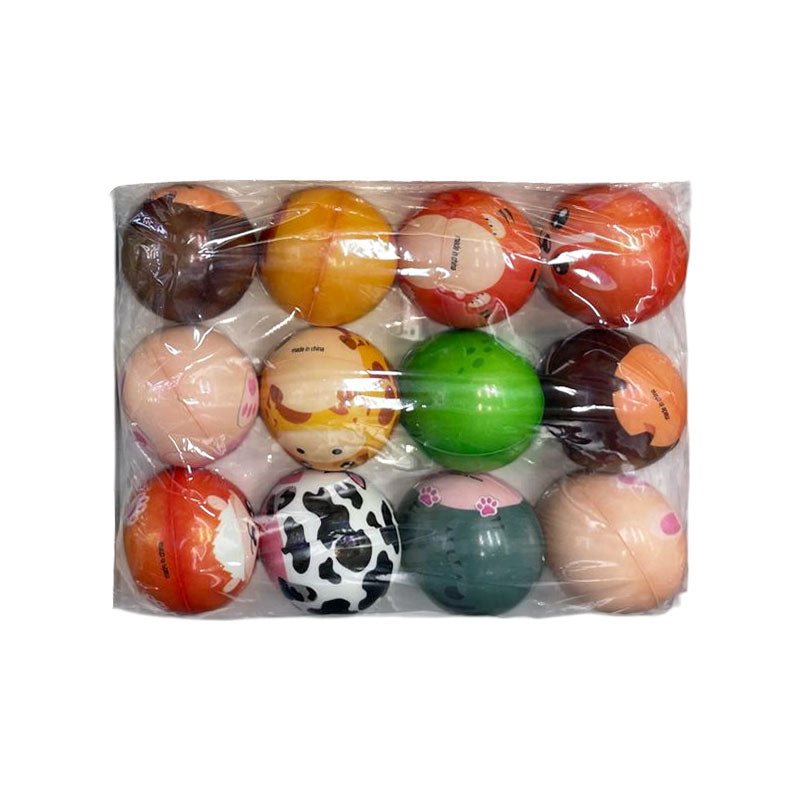 Pelota Antiestrés Animales de Granja Varios ITrade 6.3 cm
