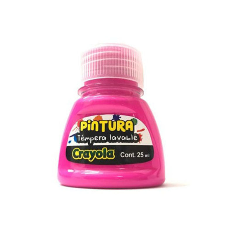 Pintura Tempera Rosa Bote 25 ml Crayola Binney