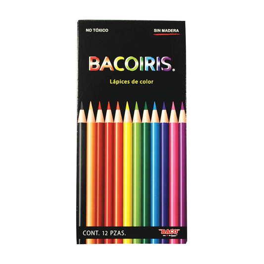 Colores Largos Bacoiris 12 piezas BACO