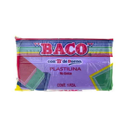 Plastilina Marqueta Violeta 180 grs BACO