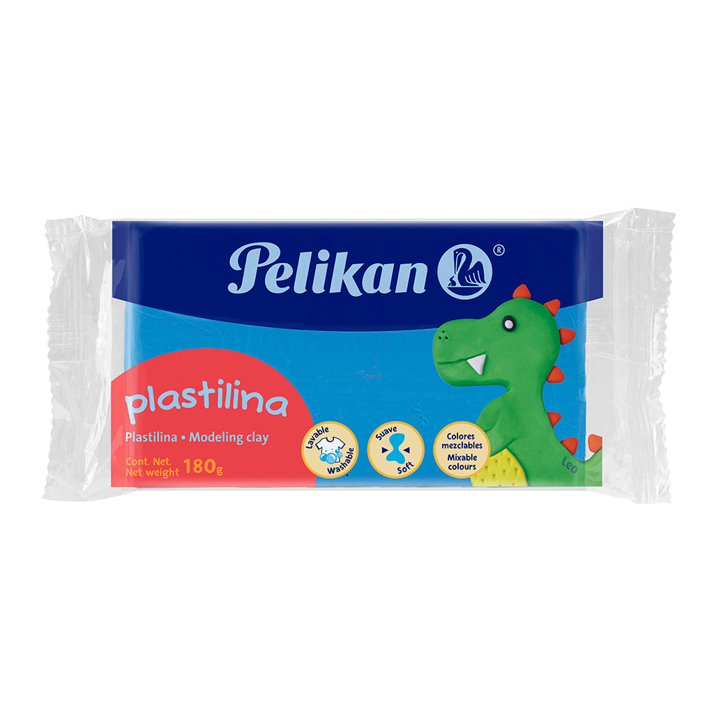 Plastilina Marqueta Azul Claro 180 grs Pelikan