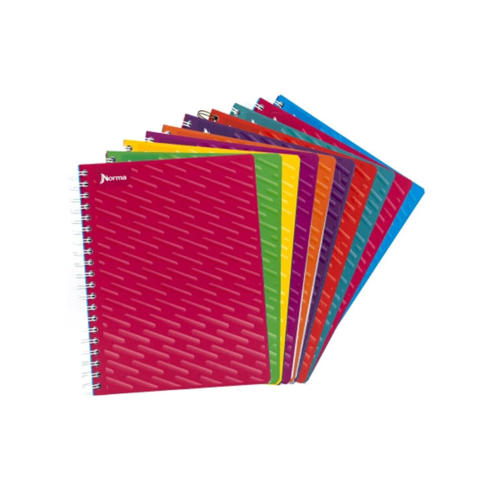Cuaderno Profesional Doble Arillo Cuadro Grande 200 hjs Norma