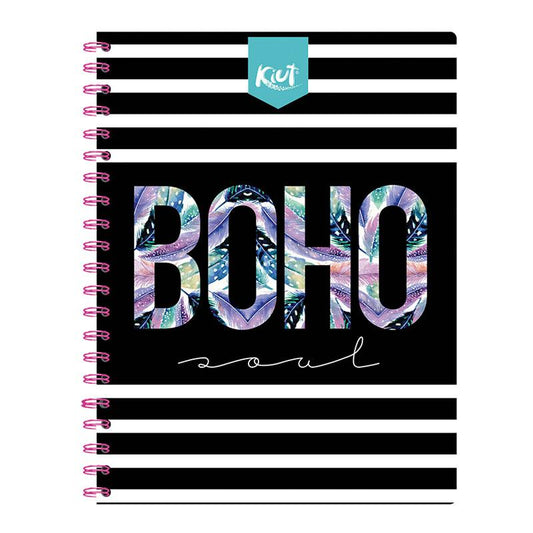 Cuaderno Profesional Doble Arillo Cuadro Grande 200 hjs Kiut Norma