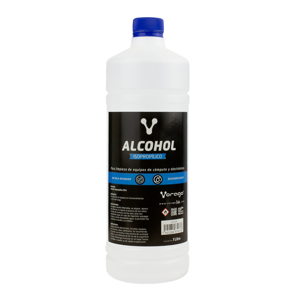 Alcohol Isopropílico 1 Litro Vorango