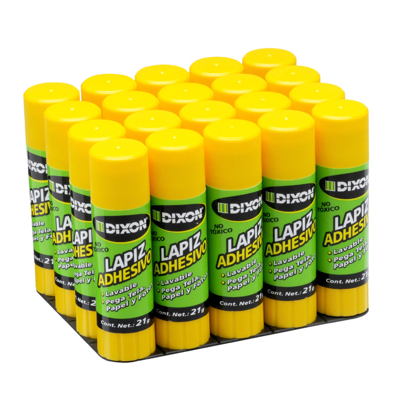 Lápiz Adhesivo Blanco 21 grs 20 piezas Dixon