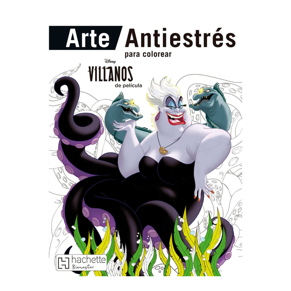 Libro para Colorear Antiestrés Villanos de Película Larousse