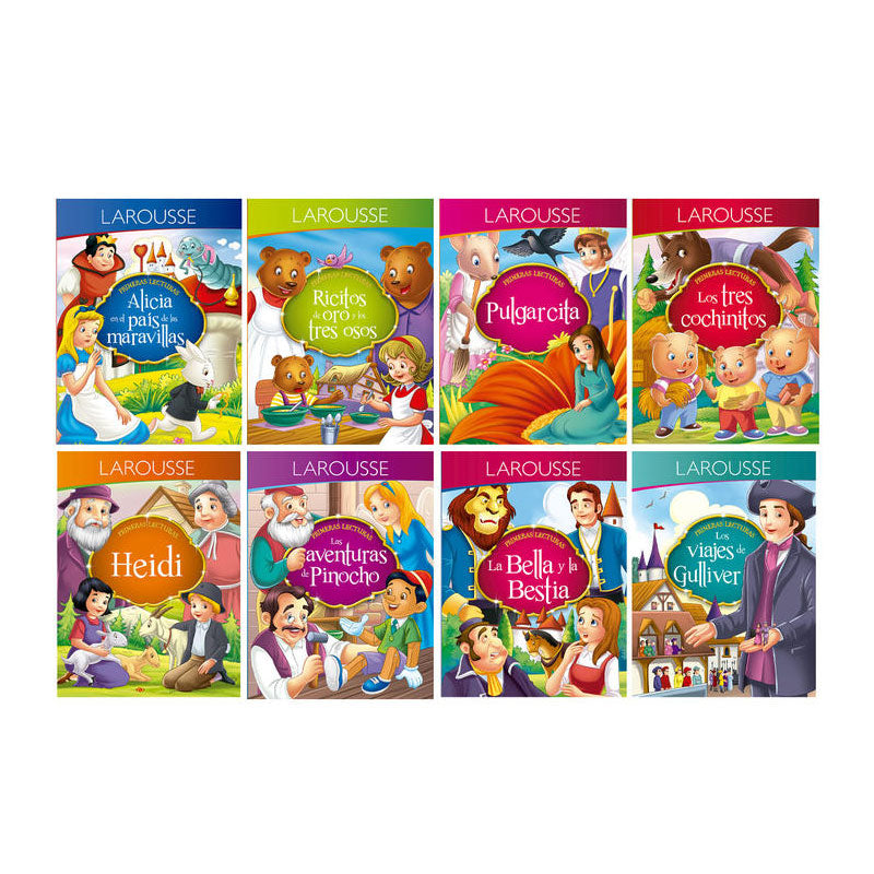 Libro de Lectura Mis Primeras Lecturas 16 páginas 8 Títulos Larousse