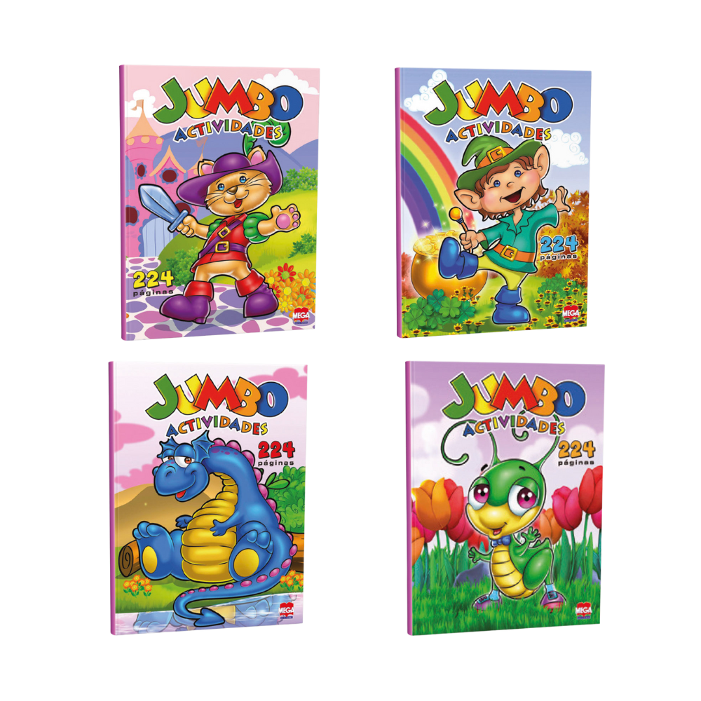 Libro para Colorear Jumbo Actividades 224 Pag Larousse