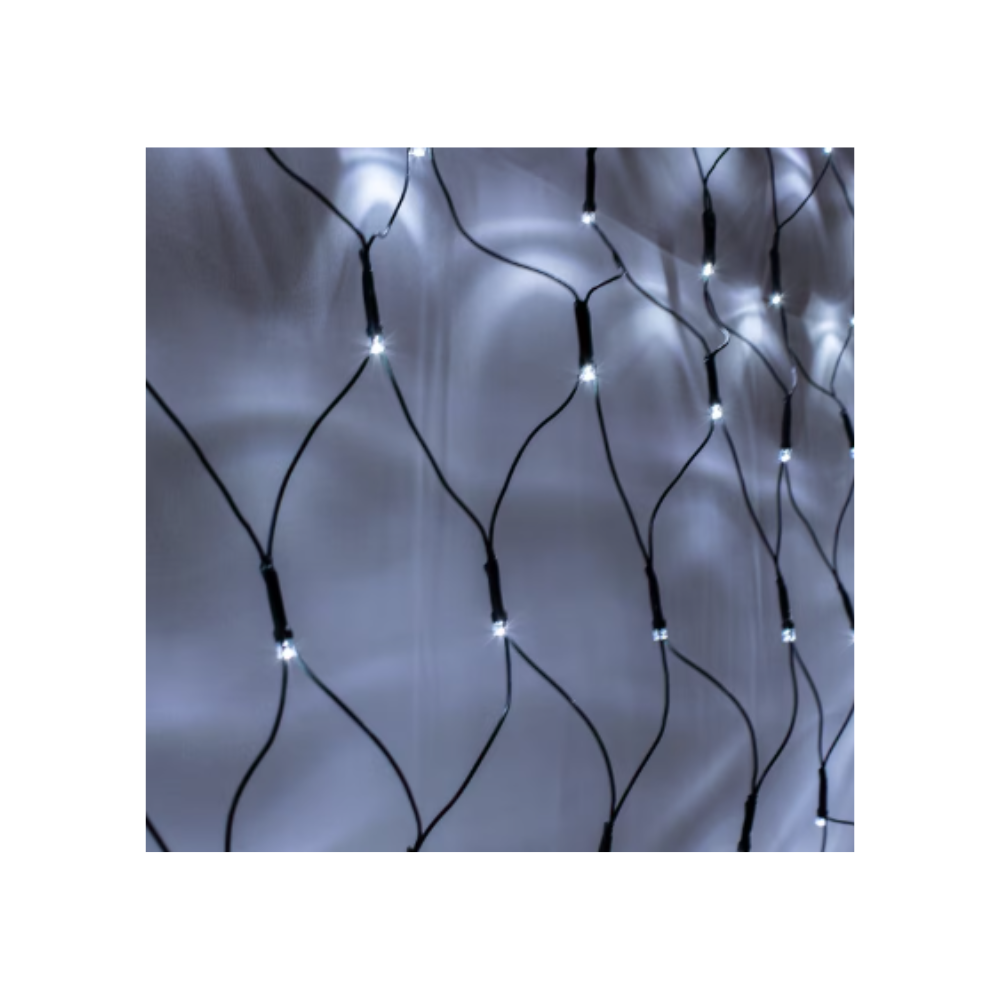 Luces Navideñas Deña 160L Led Blanca Cable Verde L562284 Navicolors