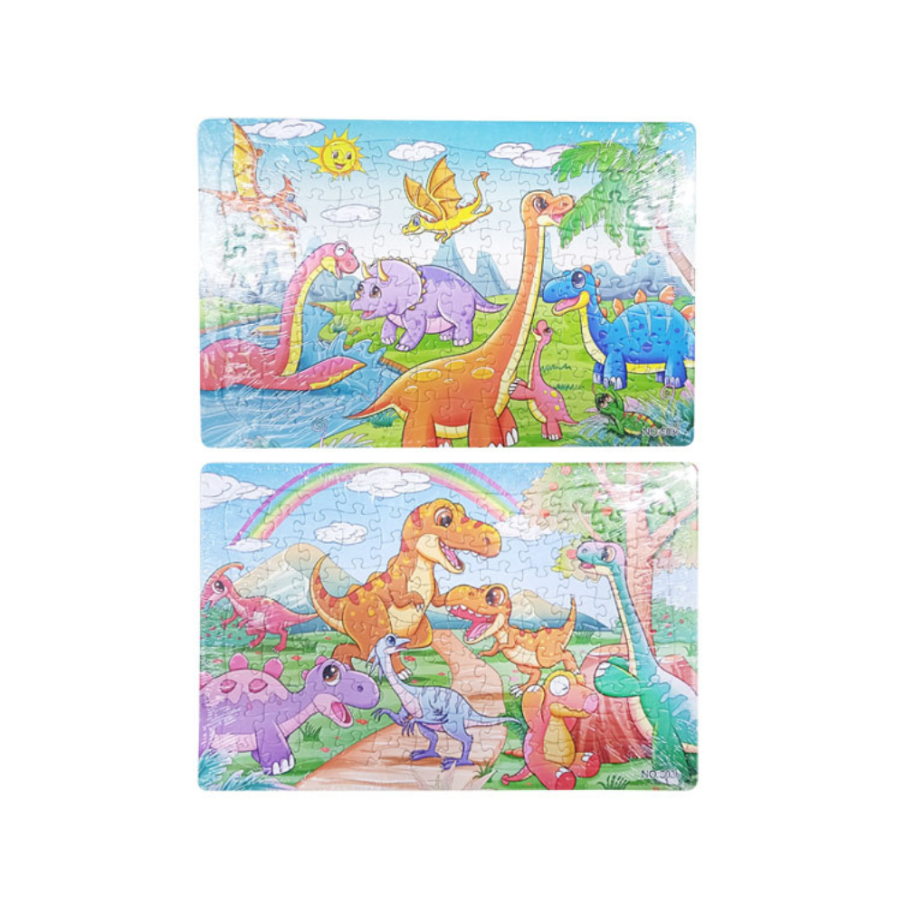 Rompecabezas de Cartón Dinosaurios de 120 piezas Varios Diseños Total School