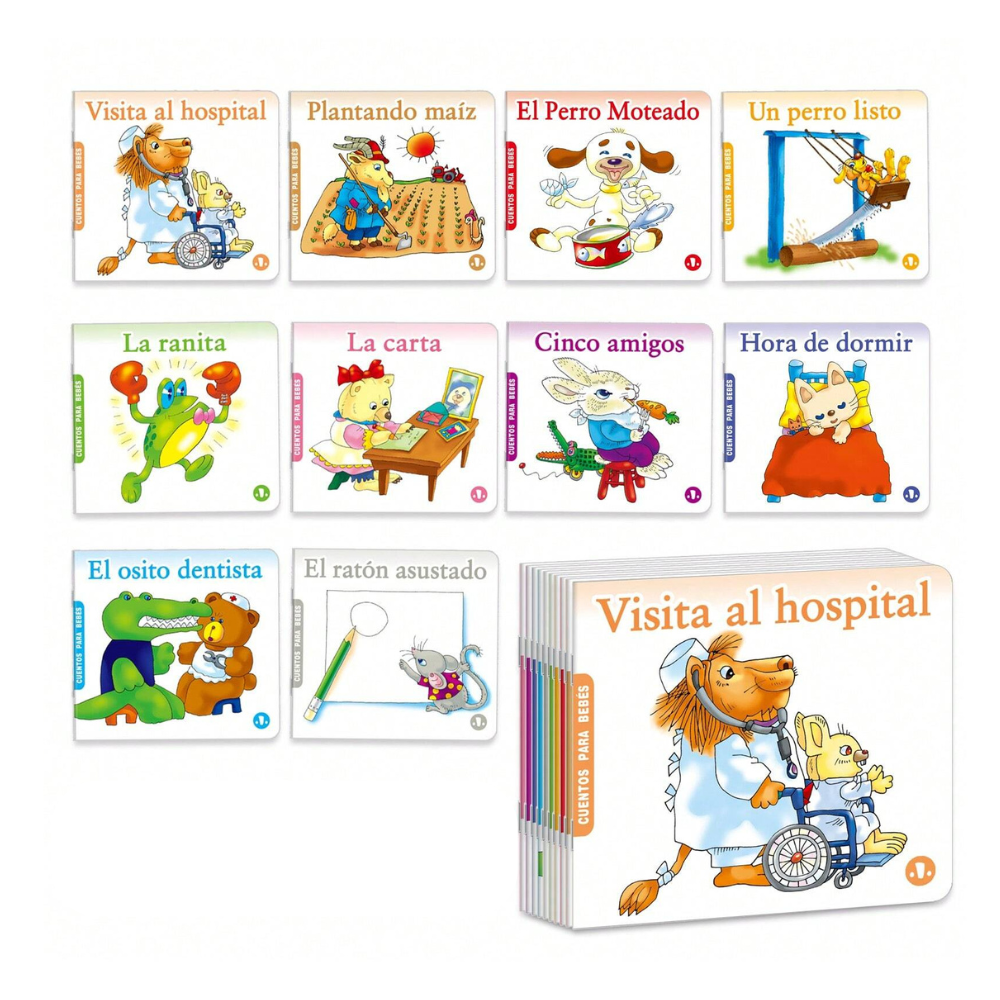 Libro de Lectura Cuentos para Bebes Total School