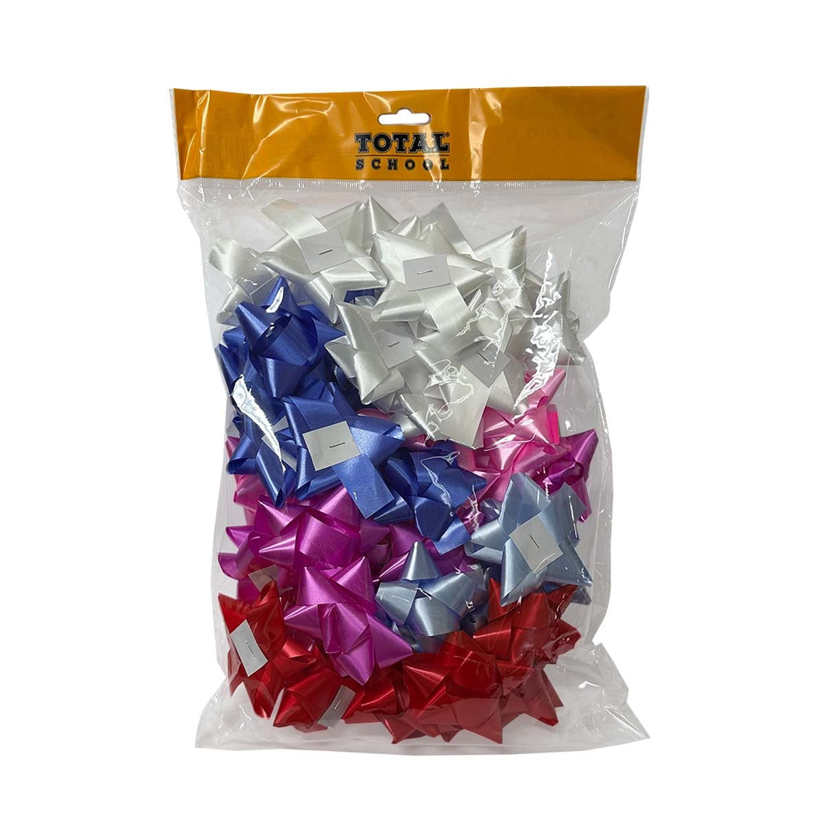 Moño de Regalo 2 x 8cm 50 piezas Varios Colores Total School