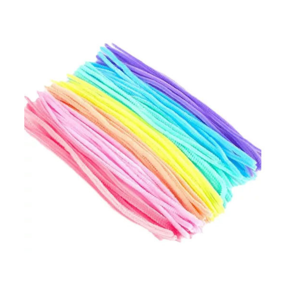 Limpiapipas Colores Pastel 30 cm 100 piezas Total School