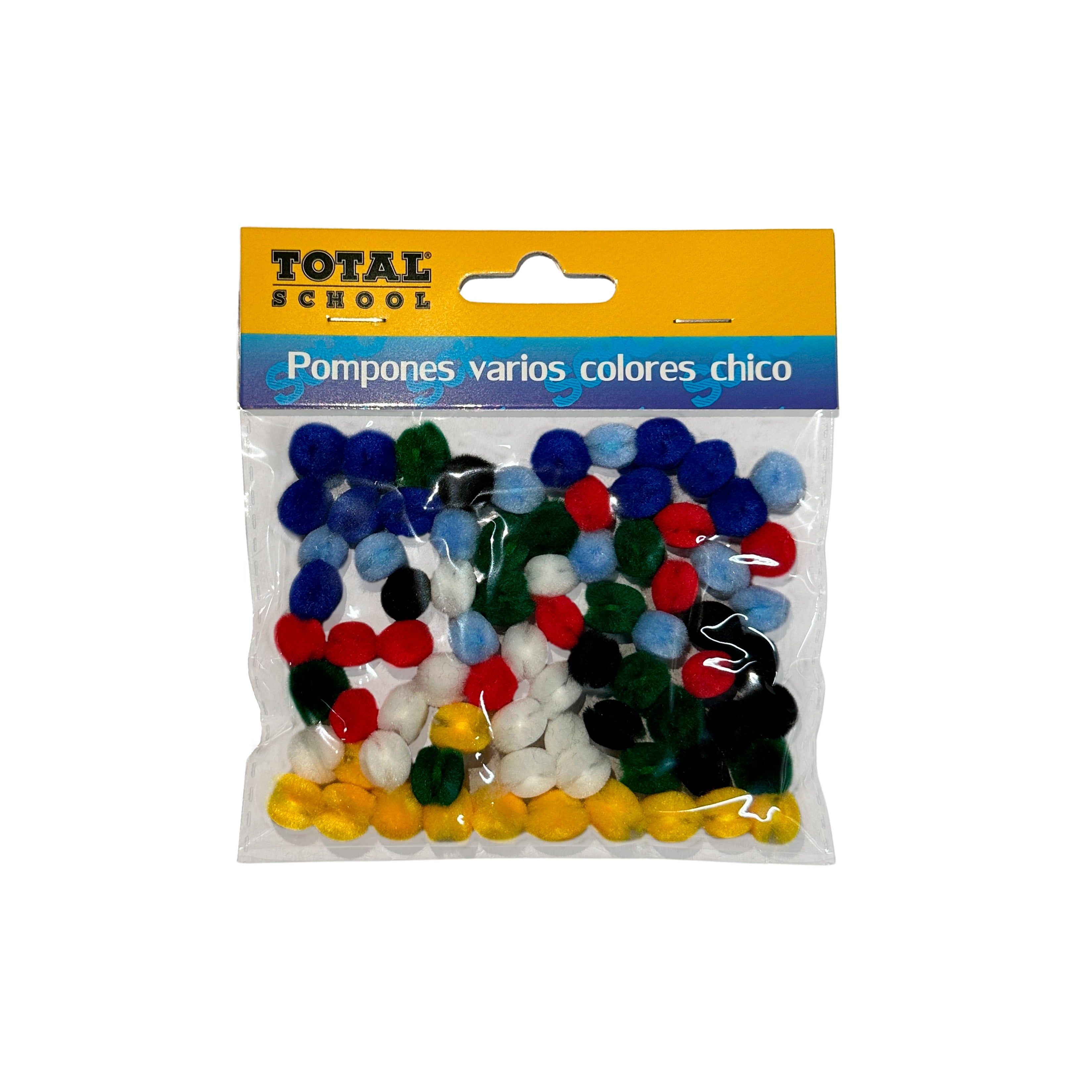 Pompones Varios Colores 1.8 50 pzas Total School
