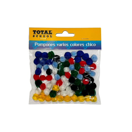Pompones Varios Colores 1.8 50 pzas Total School