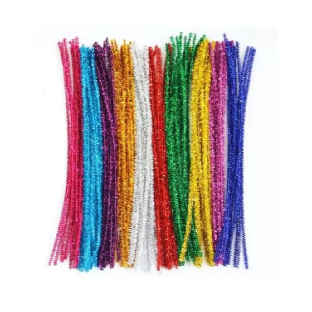 Limpiapipas Colores Surtidos Metálicos 30 cm 100 piezas Total School