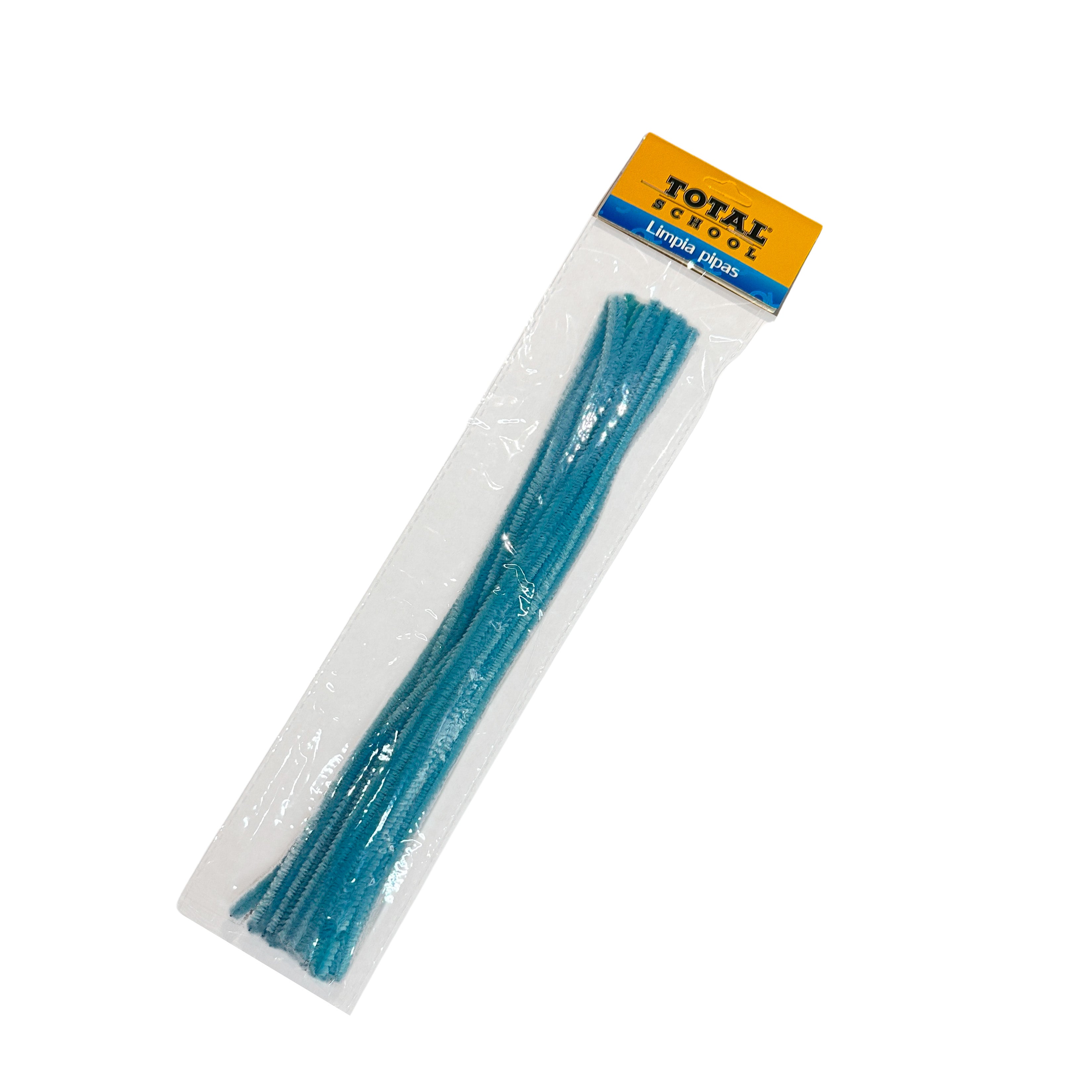 Limpiapipas Azul 30 cm 20 pzas Total School