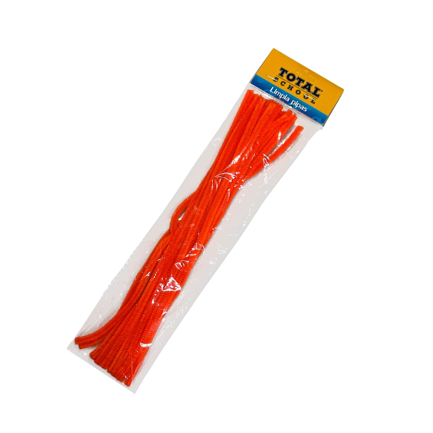 Limpiapipas Naranja 30 cm 20 pzas Total School