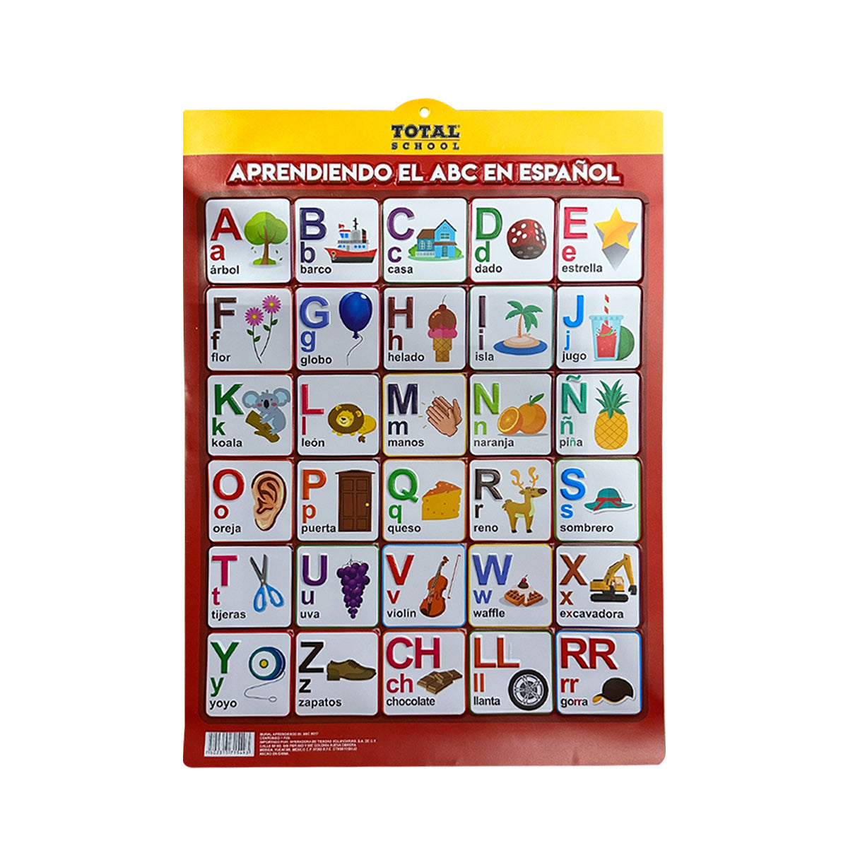 Mural Didáctico Aprendiendo El ABC Total School