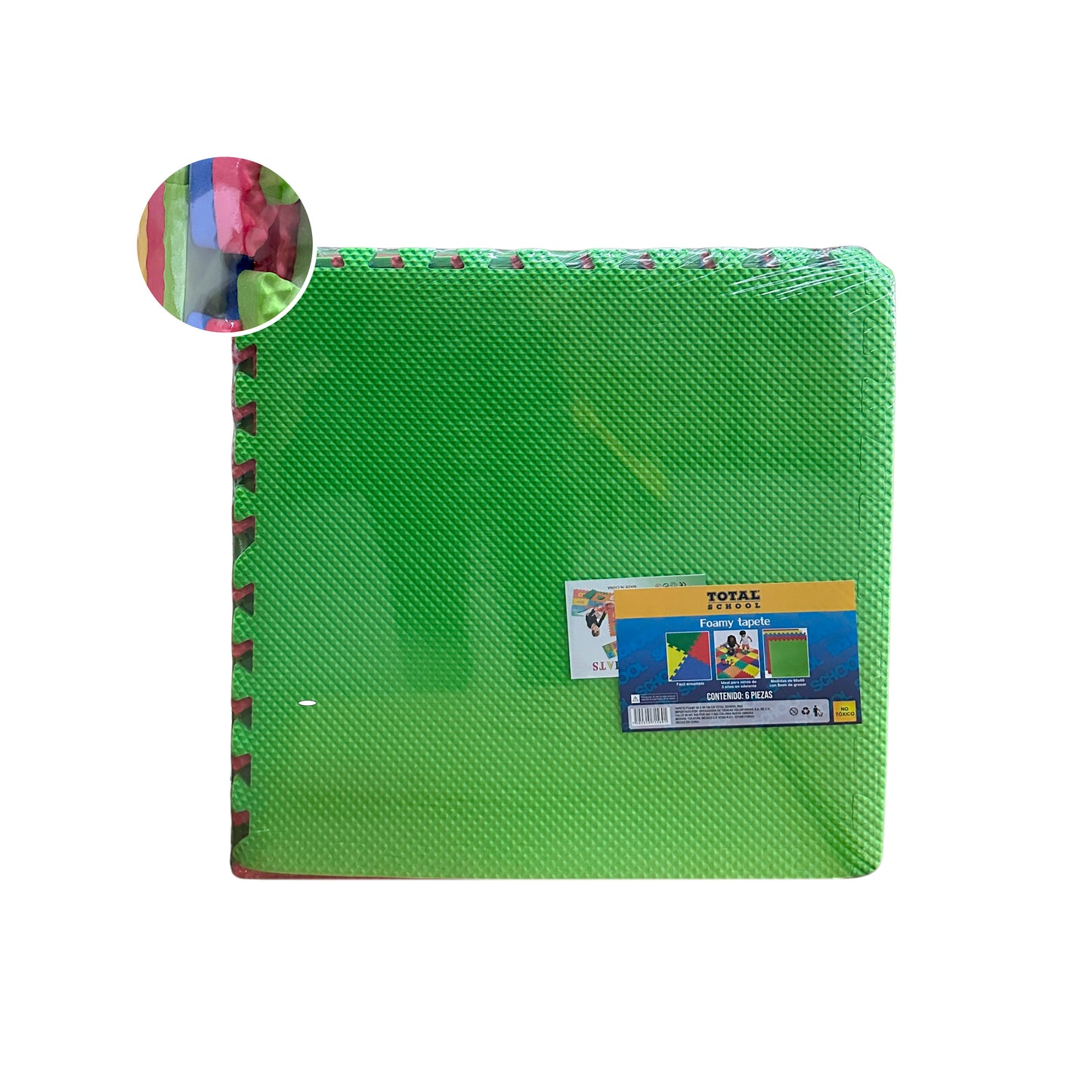 Tapete Fomy 60 x 60 cm 6 pzs Total School