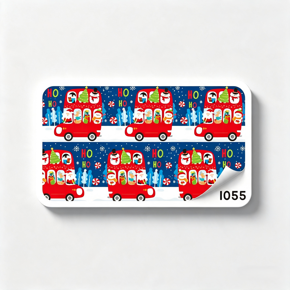 Papel De Regalo Navideño Carritos Fondo Azul Pliego Creear 1055