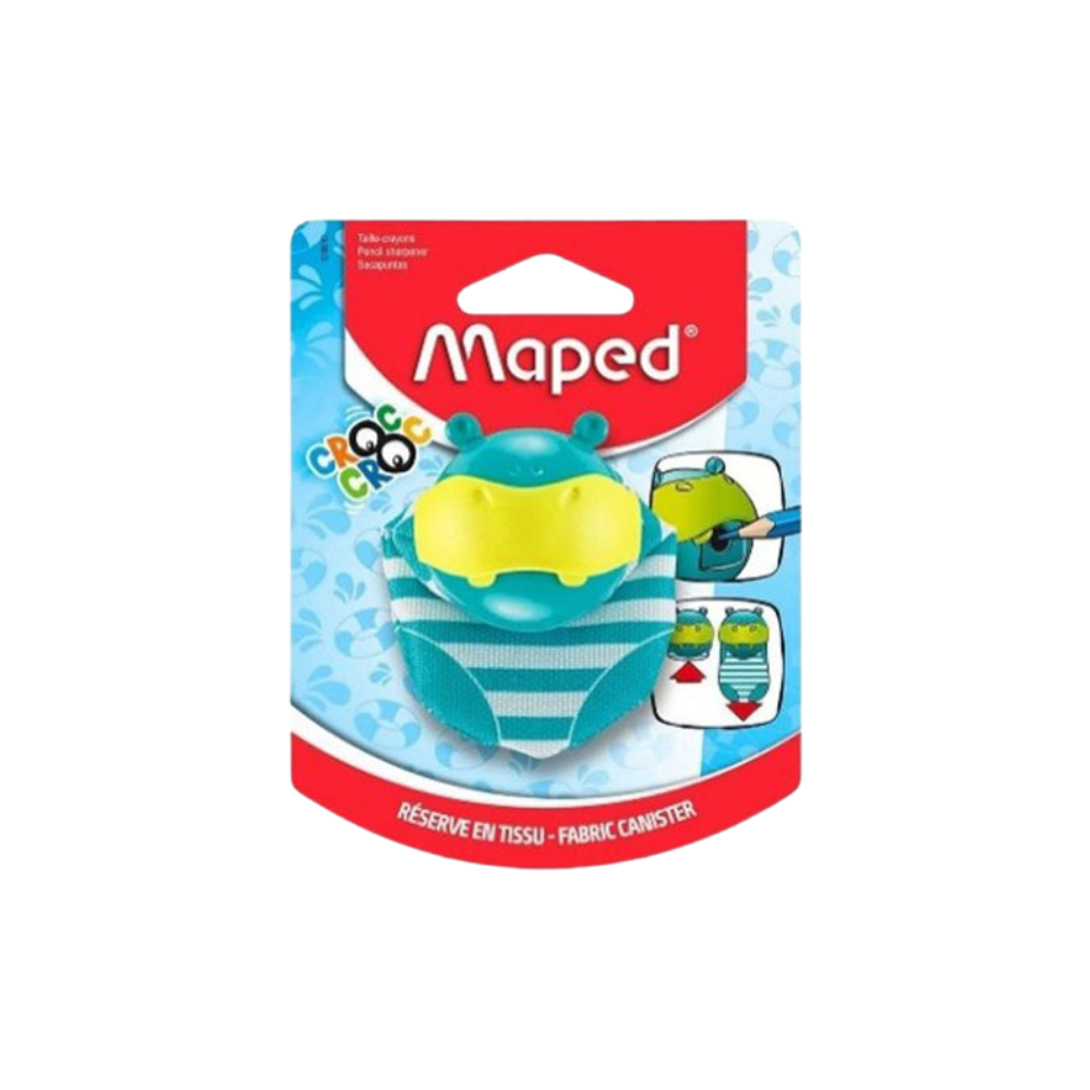 Sacapuntas Escolar Hipo 1 orificio con Deposito Surtido Blíster 1 pieza Maped