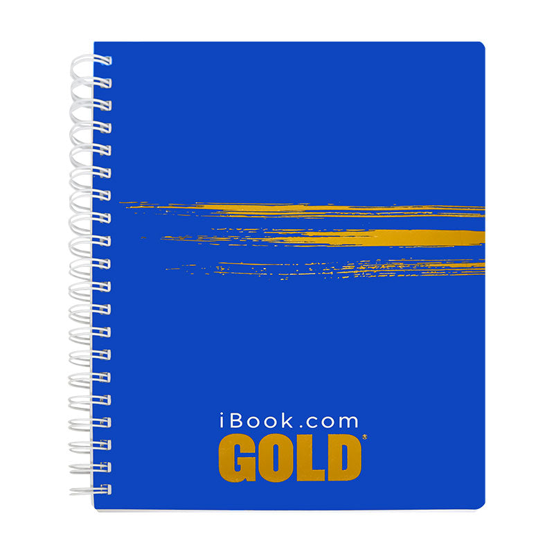 Cuaderno Profesional Doble Arillo Cuadro Grande 200 hjs Gold Ibook