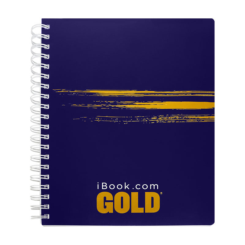 Cuaderno Profesional Doble Arillo Raya 200 hjs Gold Ibook