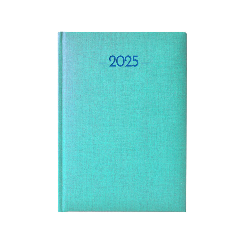 Agenda 2025 Diaria 14.5 x 20.5 Caribe Verde Danpex Papelería del Ahorro