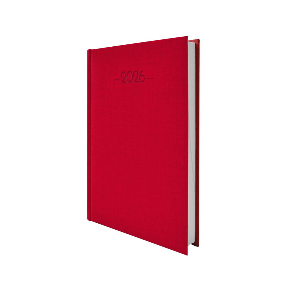 Agenda 2026 Diaria 14.5 x 20.5 Caribe Rojo Danpex