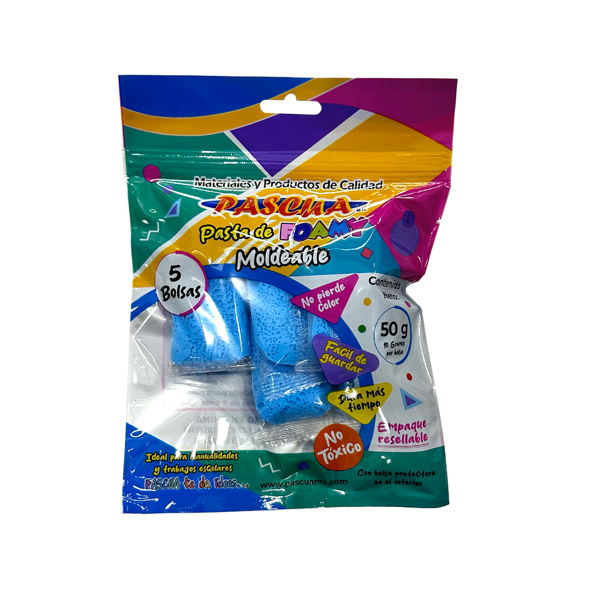 Foamy Moldeable Azul Cielo 50 gr Pascua