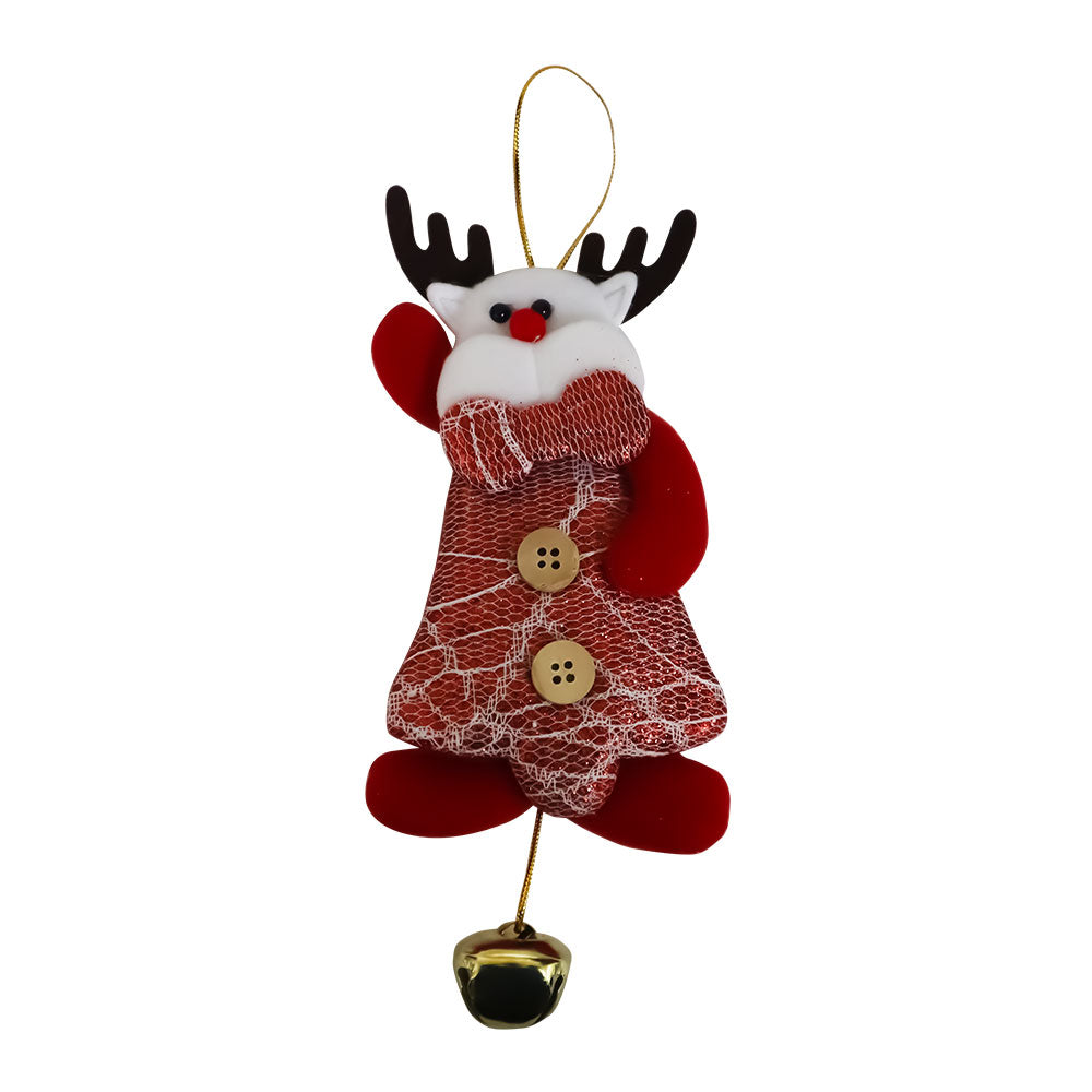Adorno Navideño Colgante Personajes Mini En Forma de Campana Itrade