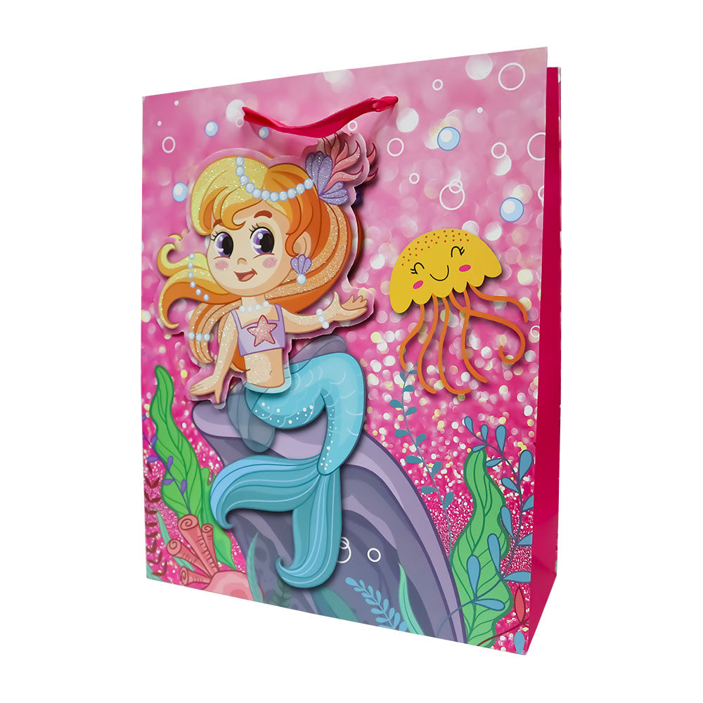 Bolsa de Regalo para Niña Sirenas 32 x 26 x 10 cm 1 pieza ITrade