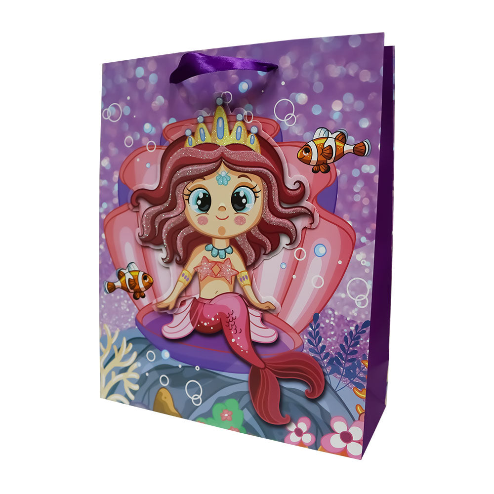Bolsa de Regalo para Niña Sirenas 32 x 26 x 10 cm 1 pieza ITrade
