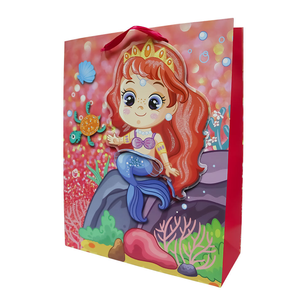 Bolsa de Regalo para Niña Sirenas 32 x 26 x 10 cm 1 pieza ITrade