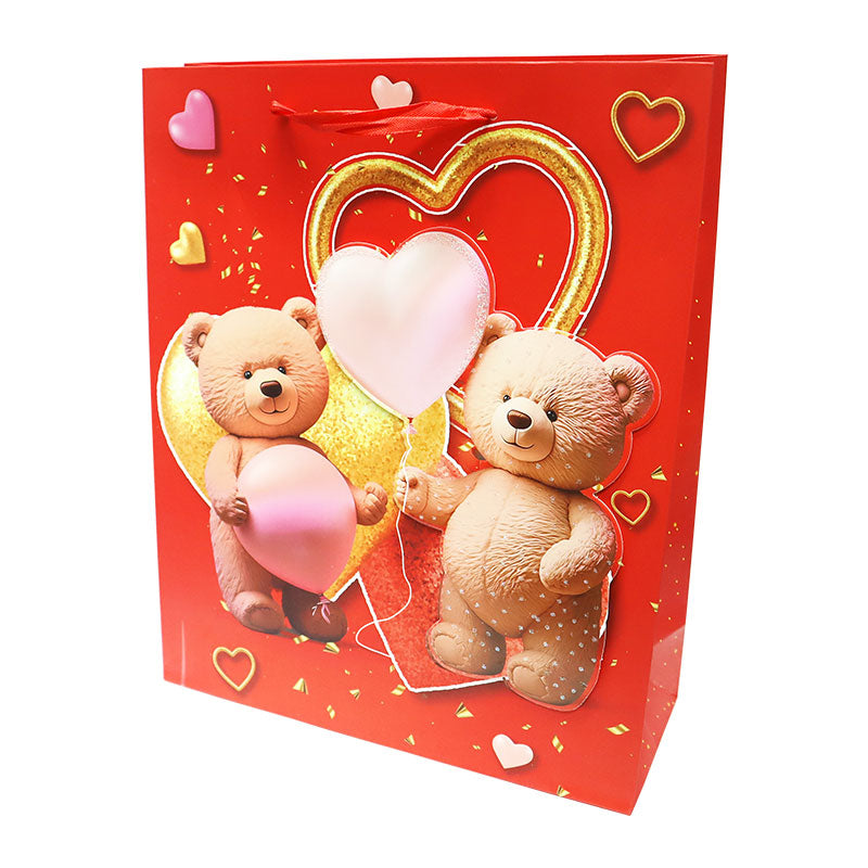 Bolsa de Regalo San Valentin Mediano 32 x 26 x 10 cm 1 pieza ITrade