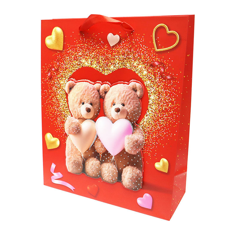 Bolsa de Regalo San Valentin Mediano 32 x 26 x 10 cm 1 pieza ITrade