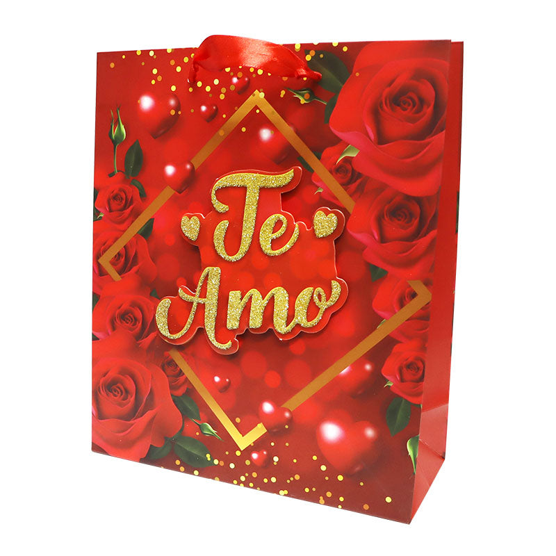 Bolsa de Regalo San Valentin Chica 23.5 x 19.5 x 8 cm 1 pieza ITrade
