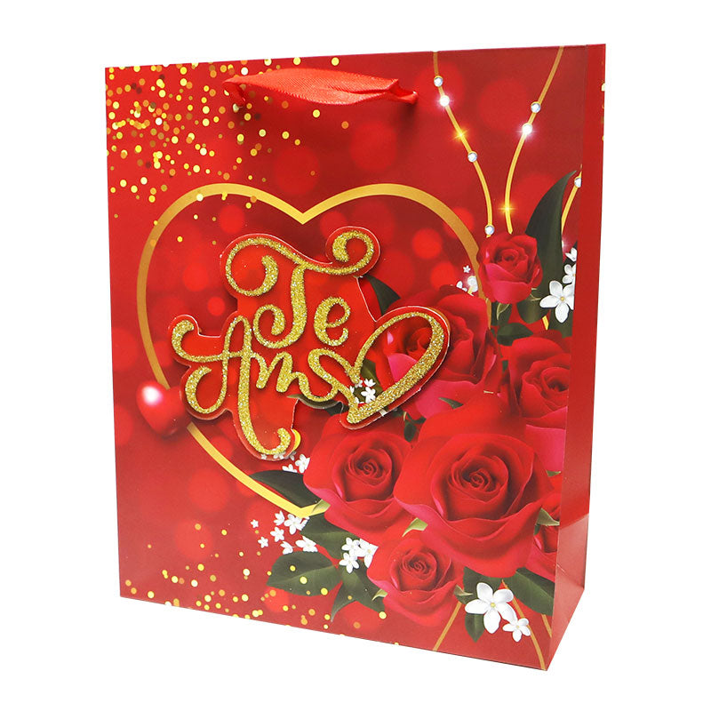Bolsa de Regalo San Valentin Chica 23.5 x 19.5 x 8 cm 1 pieza ITrade