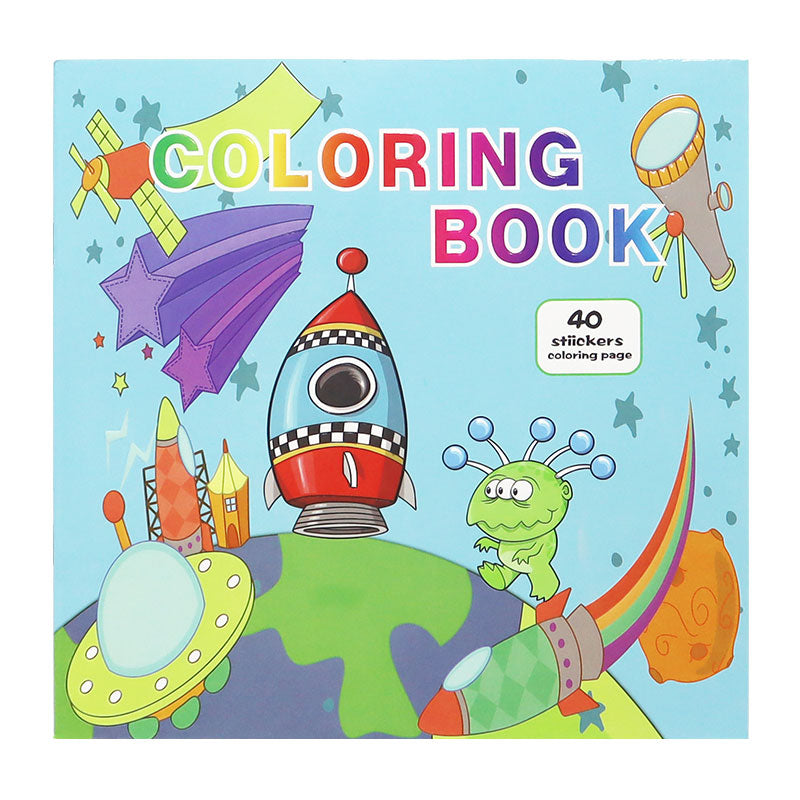Libro para Colorear con Stickers ITrade
