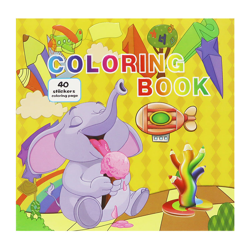 Libro para Colorear con Stickers ITrade