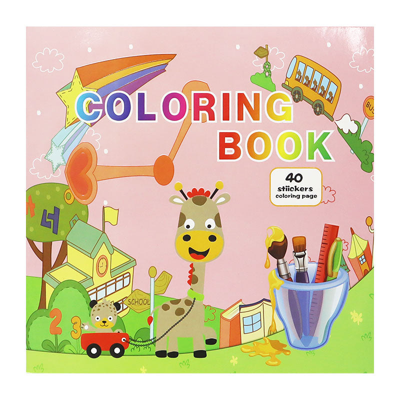 Libro para Colorear con Stickers ITrade
