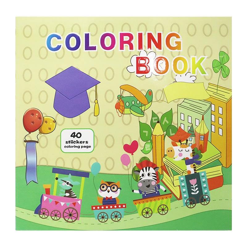 Libro para Colorear con Stickers ITrade