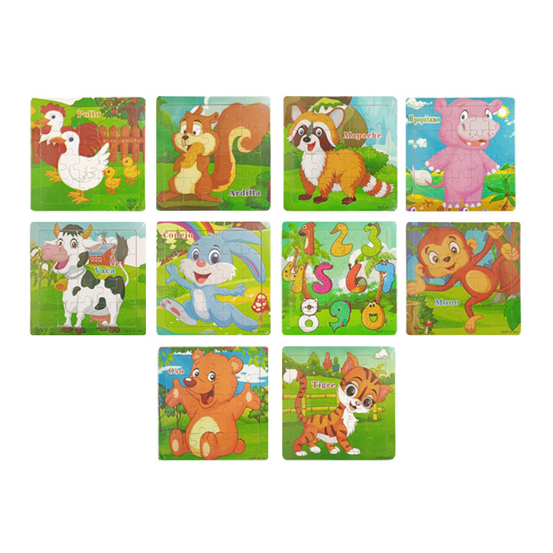 Wooden Puzzle Rompecabezas De Madera Piezas Rompecabezas De Madera