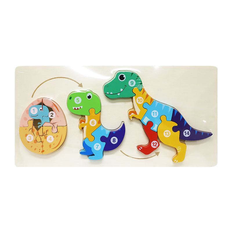 Rompecabezas de Madera Animales Creciendo 46.7 x 31 cm ITrade